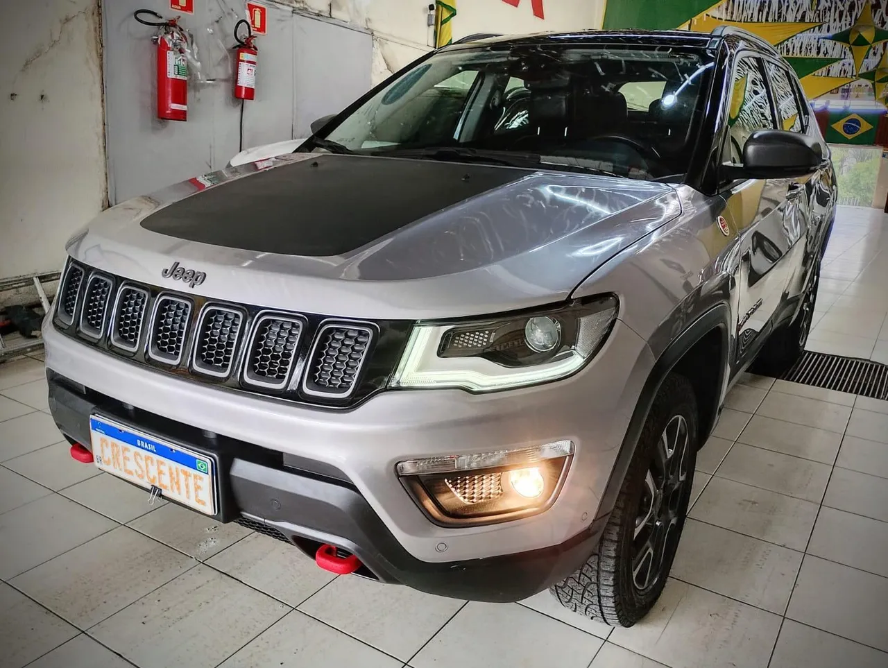 Spoiler inferior do parachoque jeep Compass Diesel - Peças para