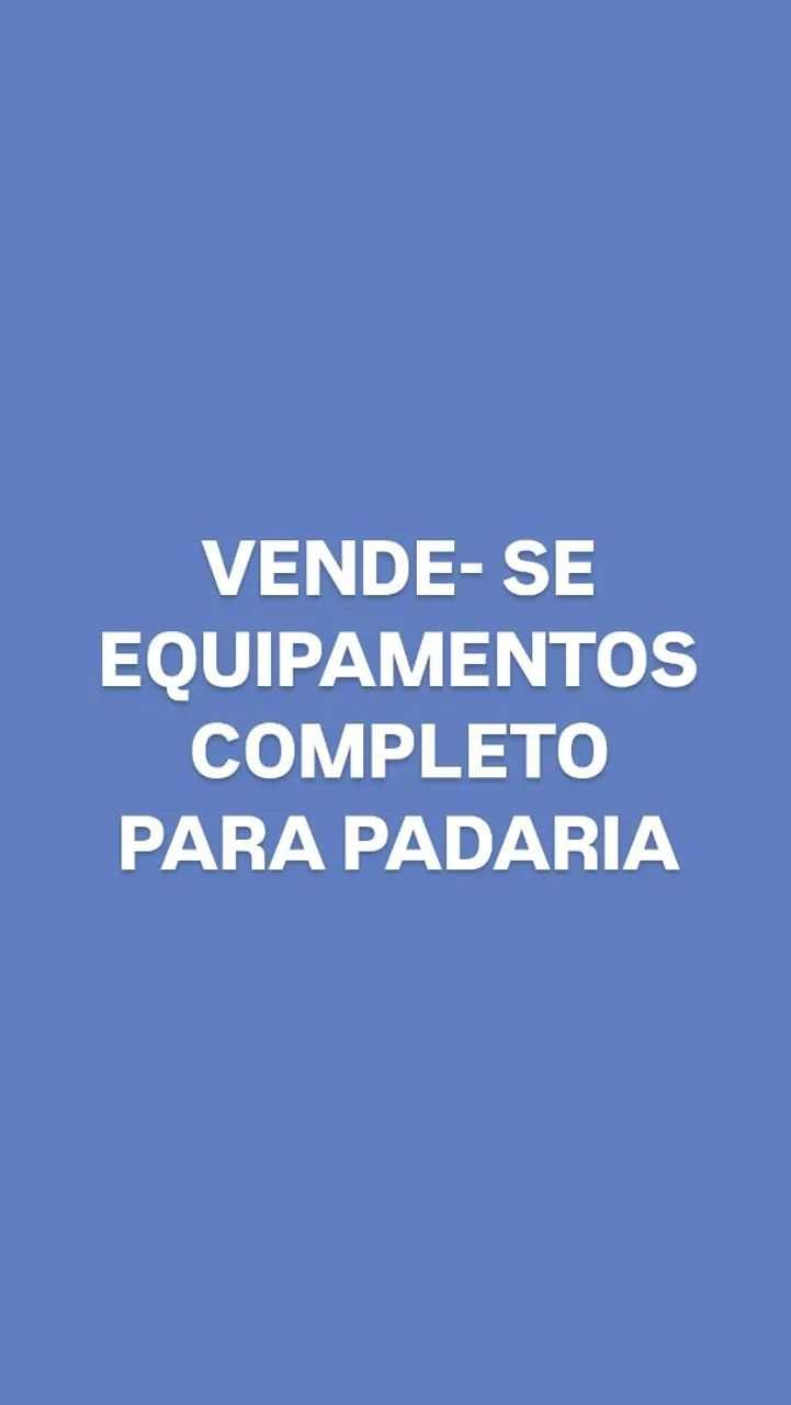 Equipamentos para padaria 