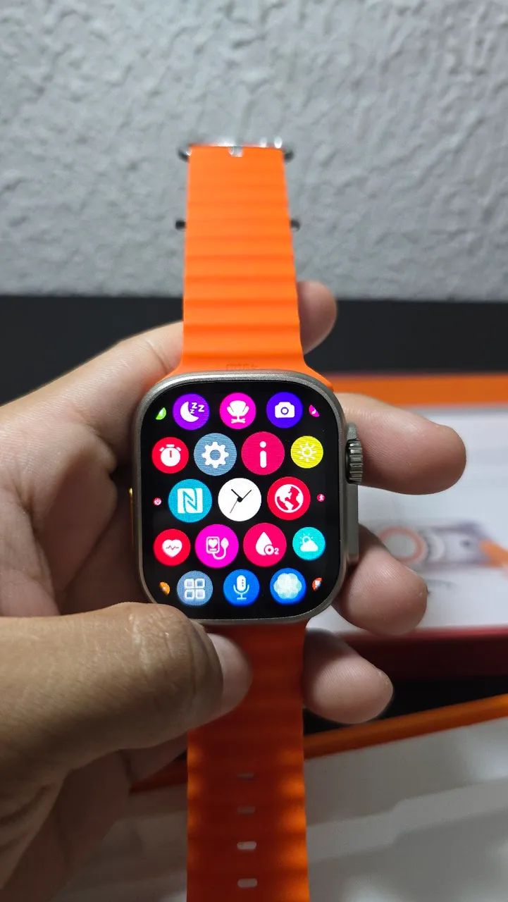 SMARTWATCH W68 PRO MAX - Laranja - Foto 2