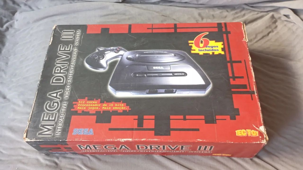 Mega drive 3 só o console caixa e isopor - Foto 2