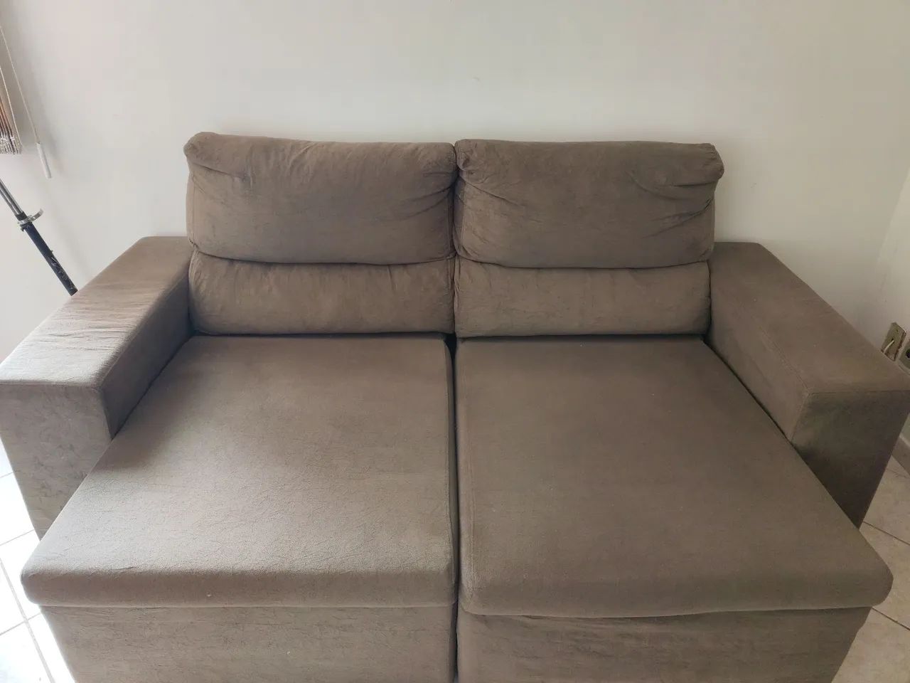 Sofá reclinável 