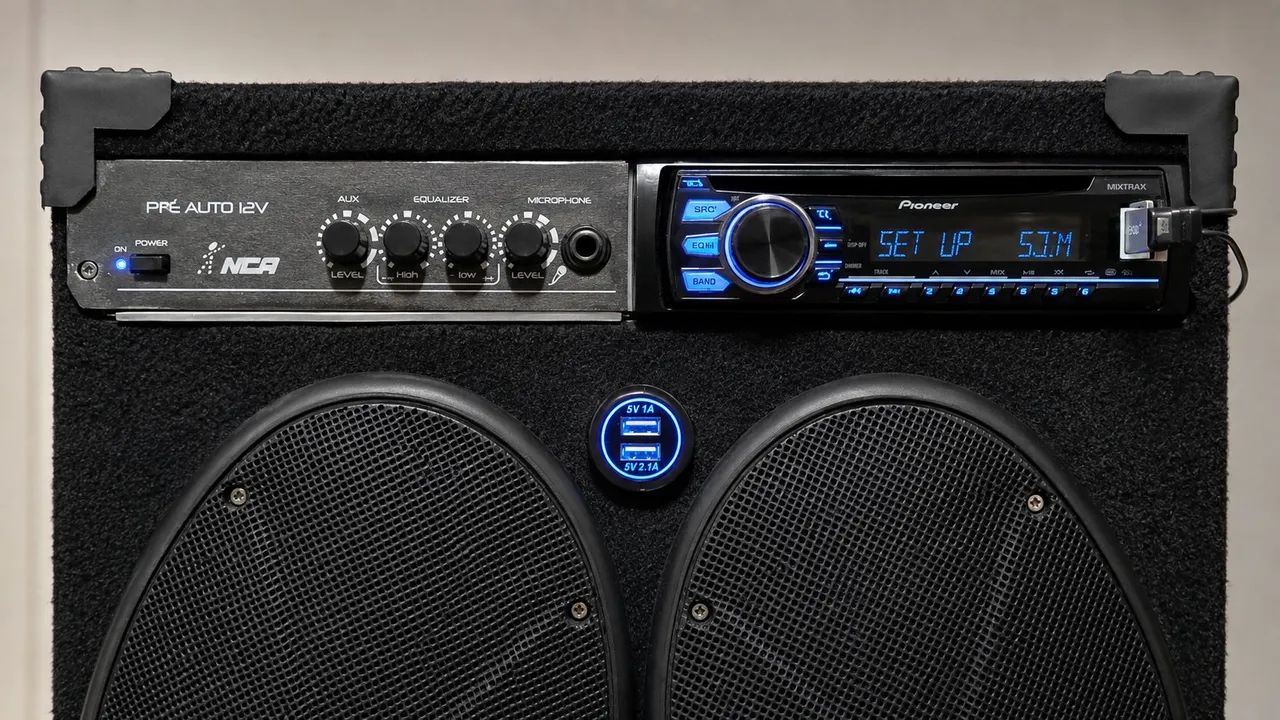 Caixa de Som Completa com Player Pioneer - Foto 5
