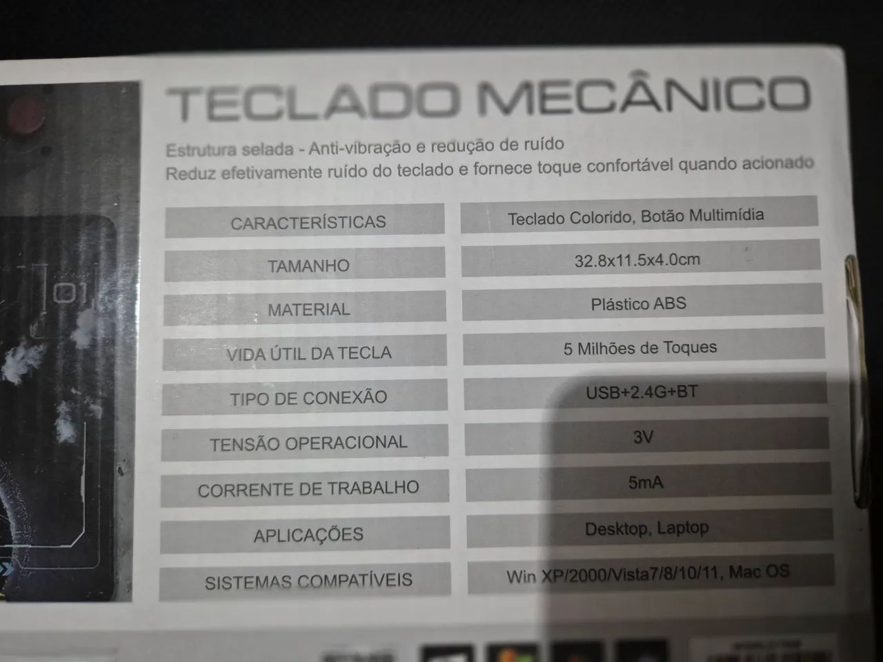 Teclado Mecânico Hmaston TK08 - Foto 3