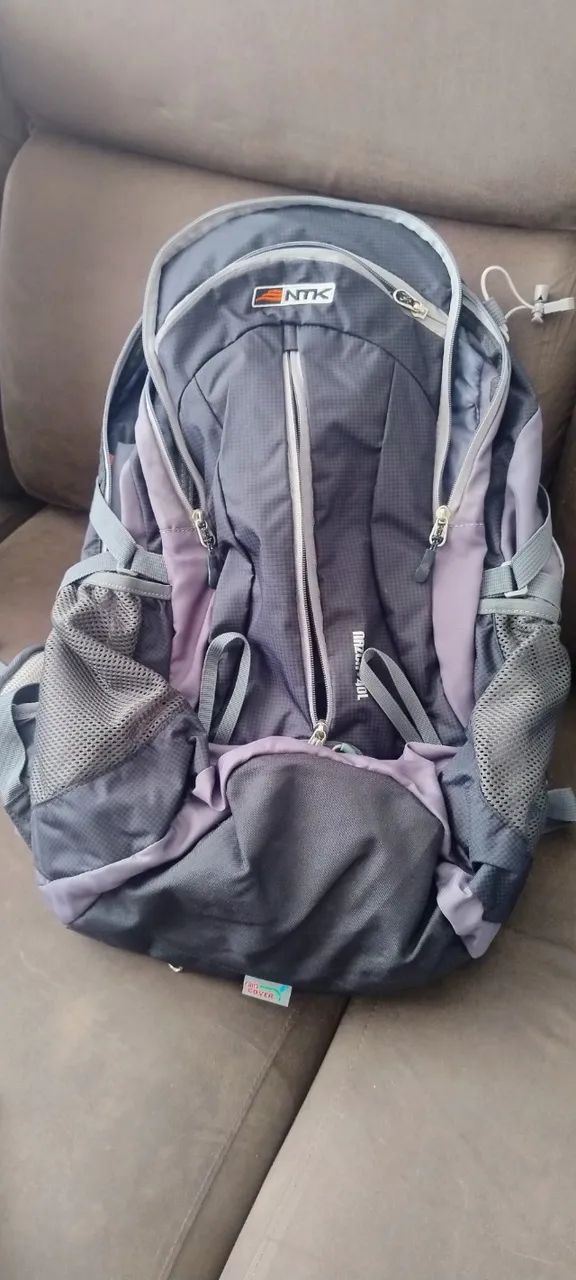 Kit camping: Mochila, barraca e saco de dormir 