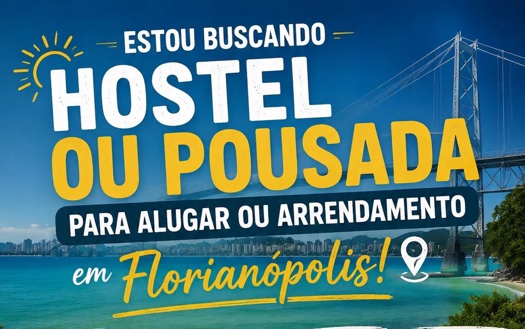 Arrendamento ou locação de hostel ou pousada 