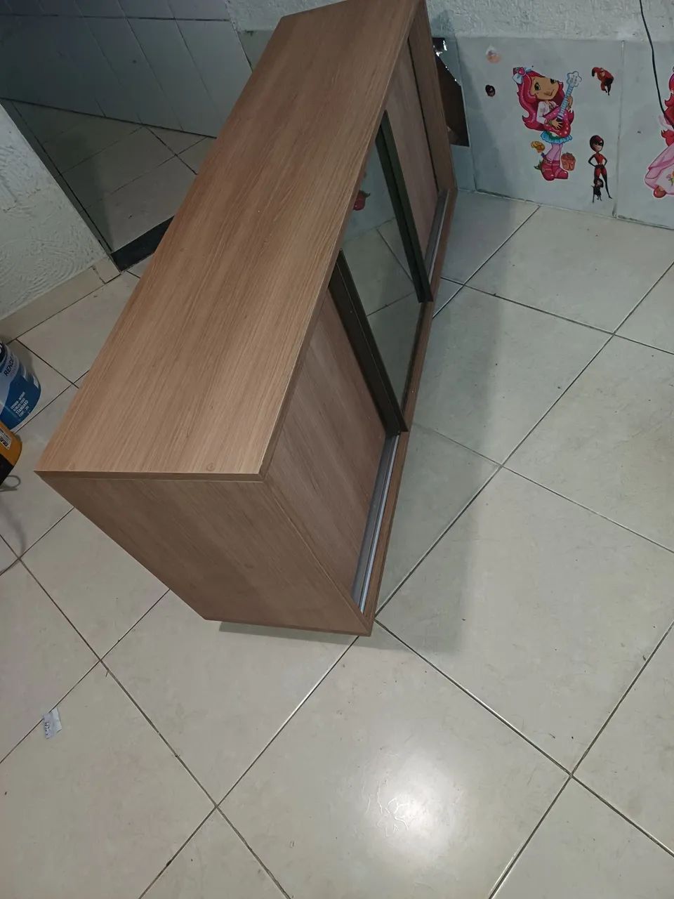 Rack para TV em MDF 18 mm Amadeirado. - Foto 2