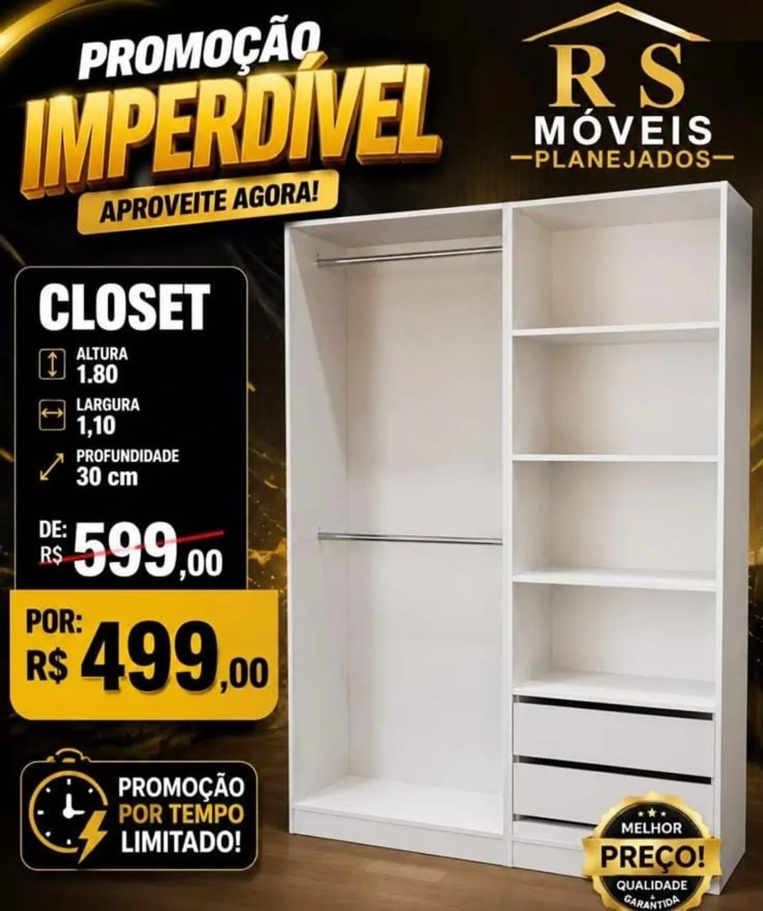 PROMOÇÃO DA SEMANA DE CLOSET  - Foto 2