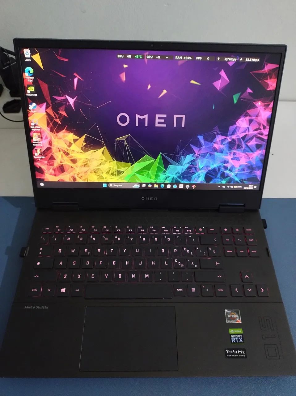 Notebook gamer Hp omem rtx 3070/ 2 terá mvme  - Foto 2