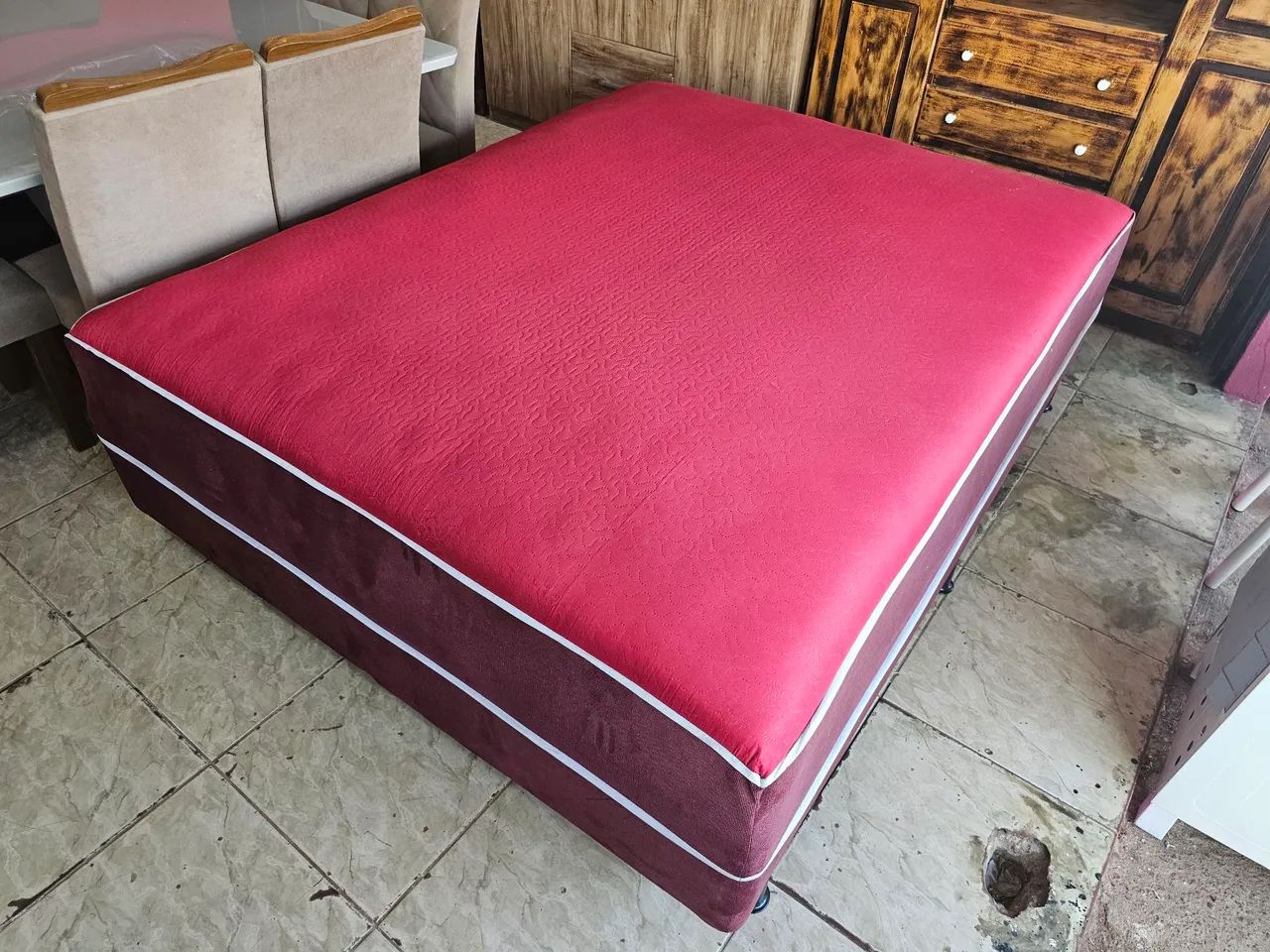 Cama queen unibox nova molas ensacada  - Foto 2