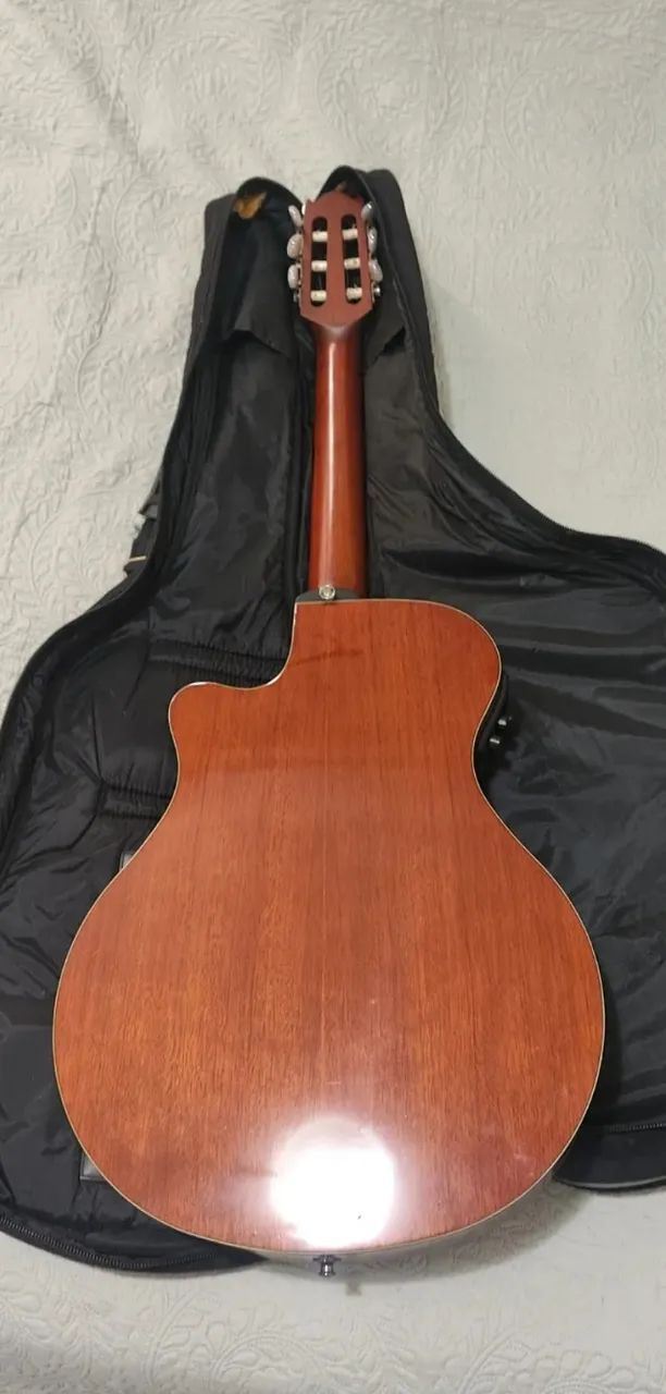 Violão Yamaha Ntx700 Com Soft Case Grátis. Excelente Estado Laranja Destro - Foto 6