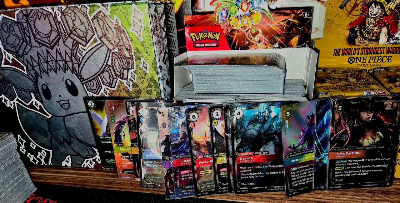 Riftbound lote cartas foils e runas!! - Foto 5
