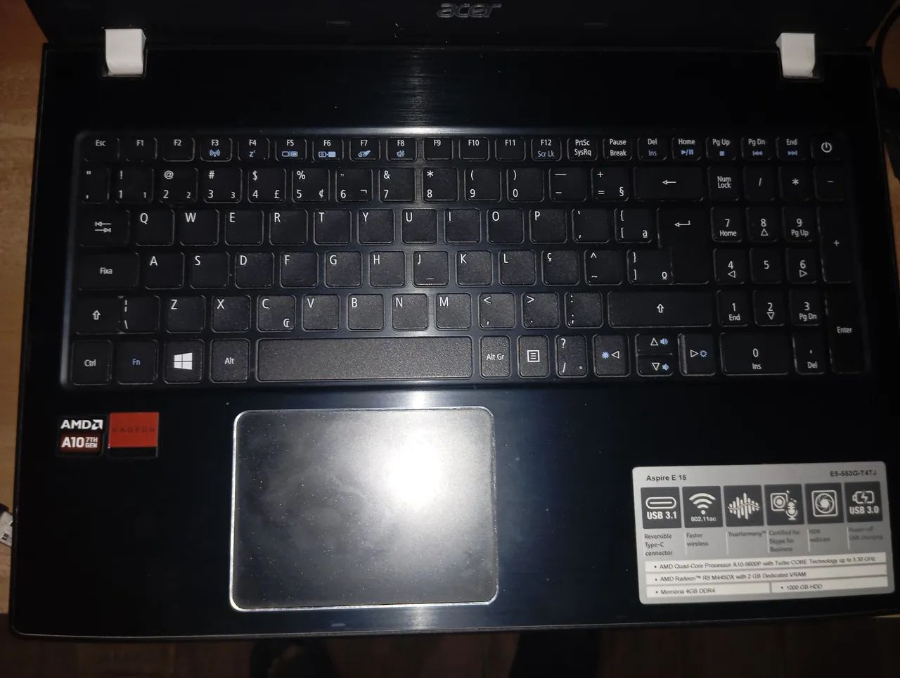 Vendo notebook Acer branco  - Foto 2