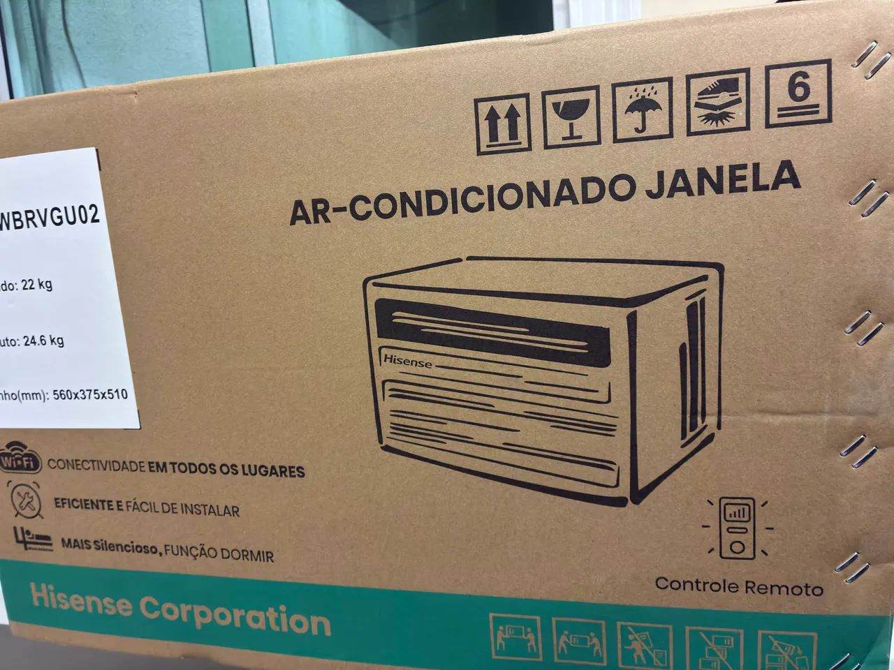 ar condicionado de janela hisense 