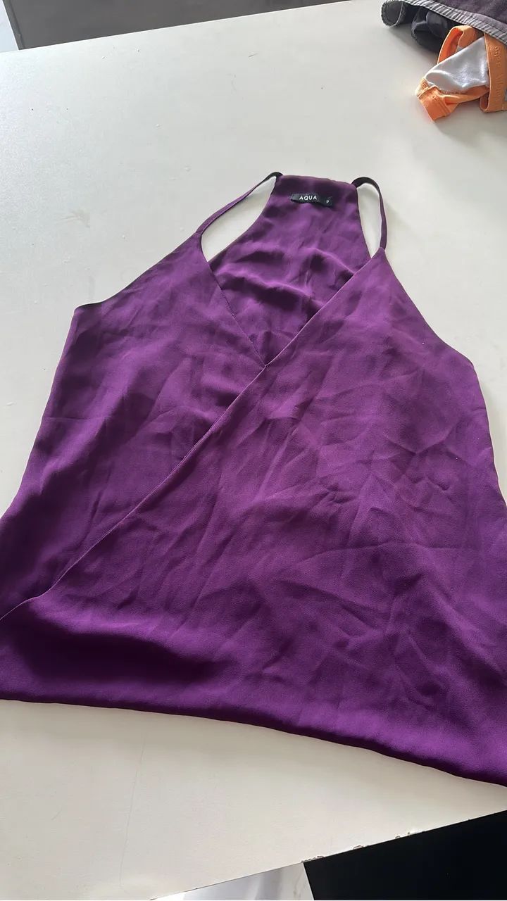 Blusa bem decotada 