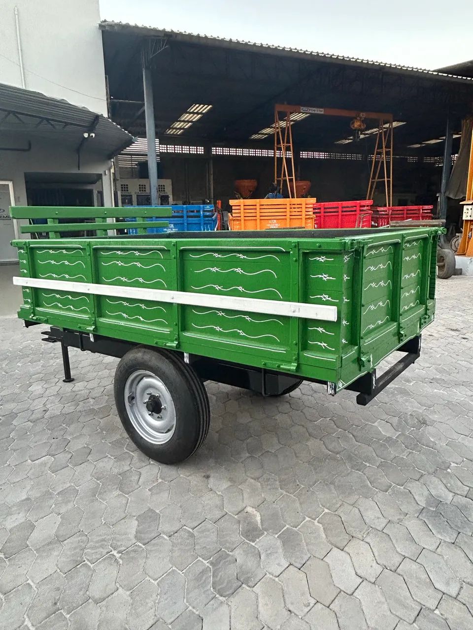 Carretinha Tradicional Trator 
