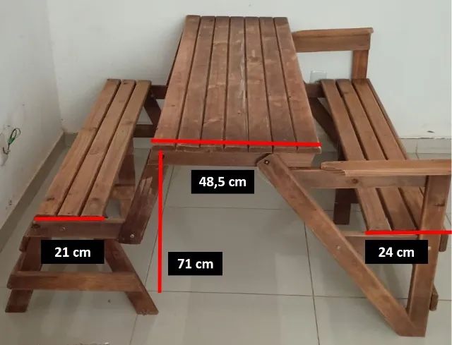 Banco/Mesa de Camping
