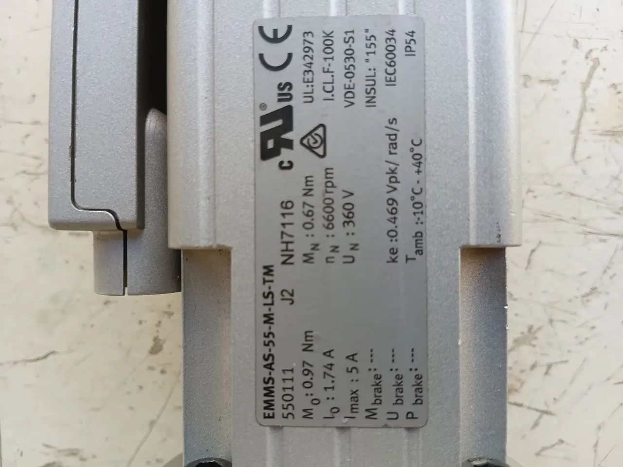Servo motor festo EMMS-AS-55-M-LS-TM