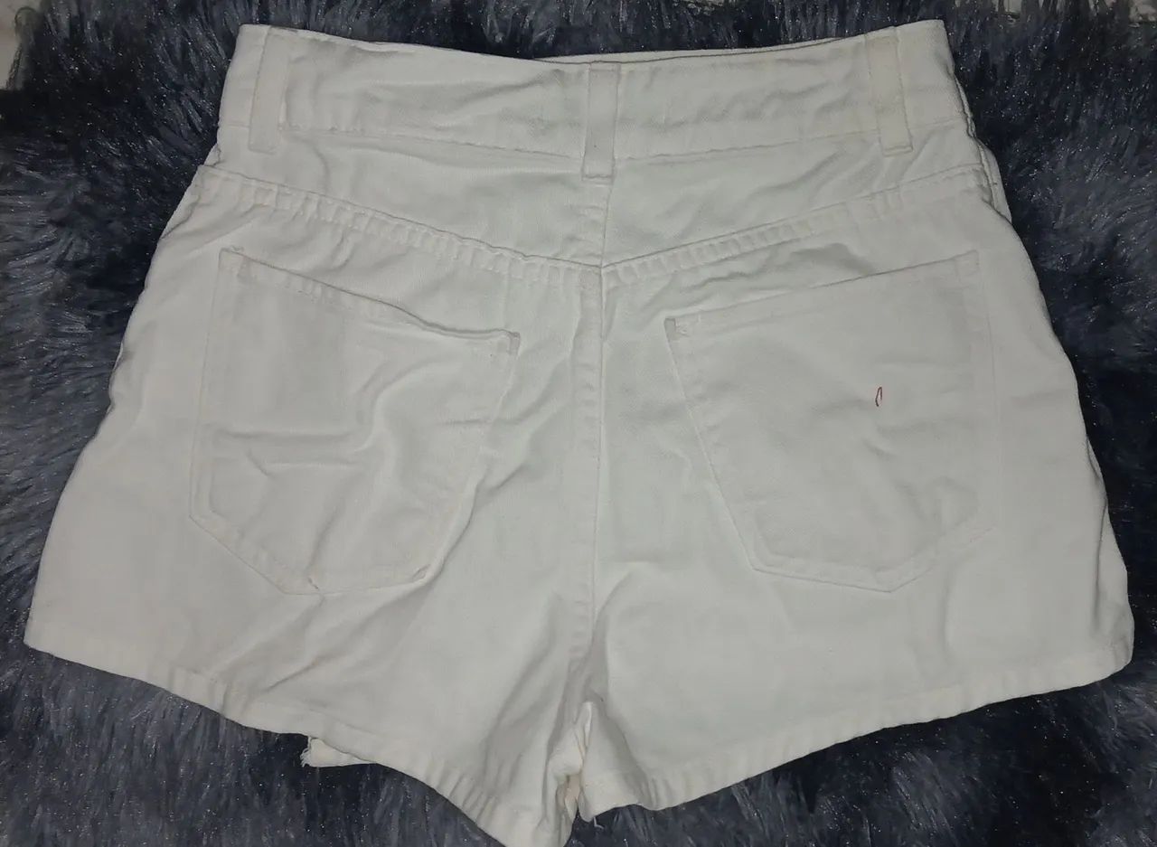 Shorts Saia branco  - Foto 3