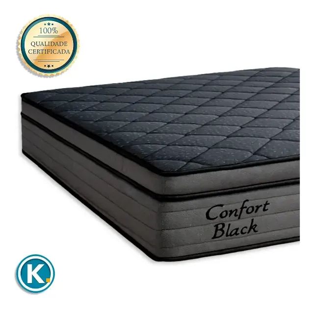 Conjunto Box SOLTEIRO Confort Black ORTOBOM - Entrega Grátis Fortaleza - Foto 2