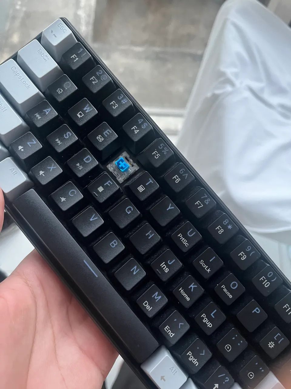 Teclado mecânico 60% Swift azul
