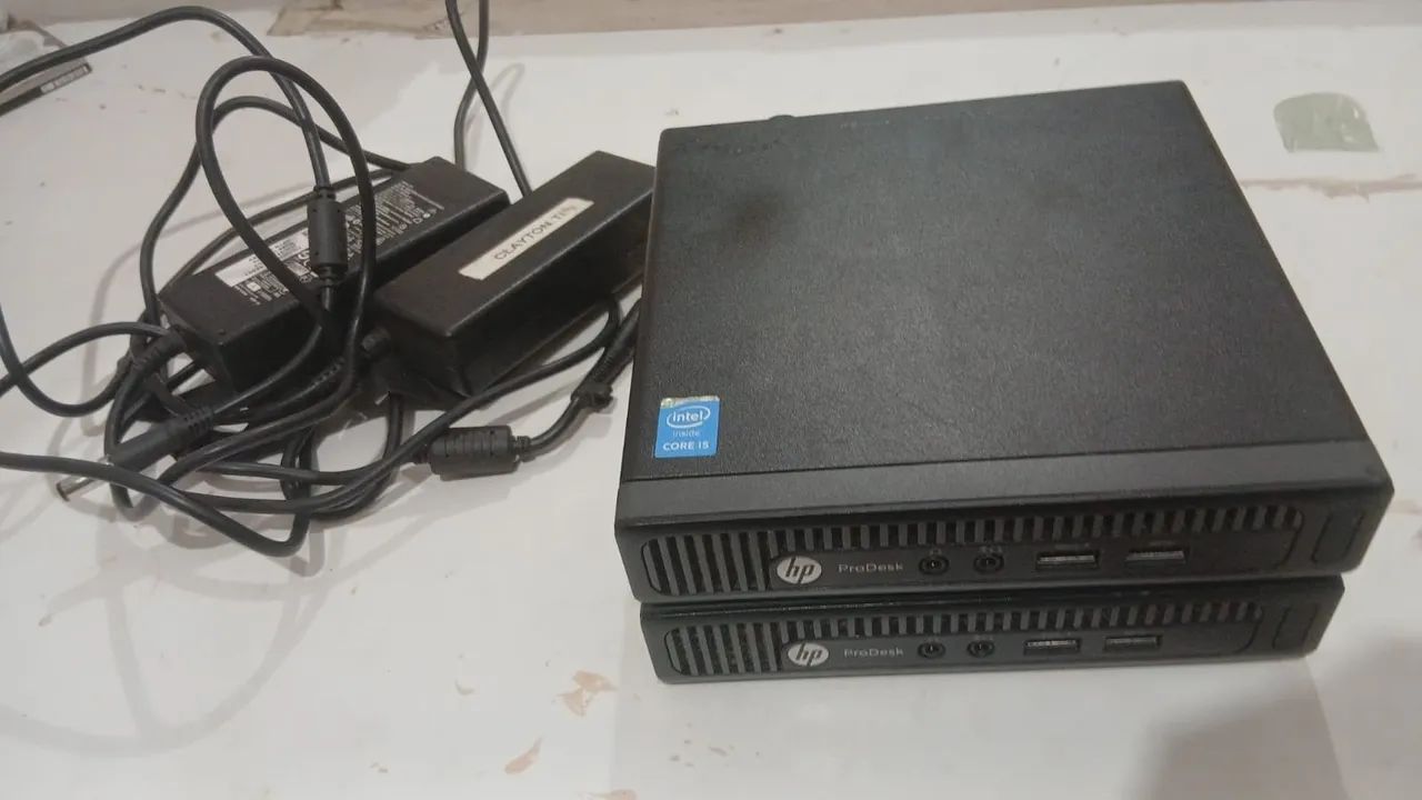 Mini desk hp i3 8gb ram 750hd - Foto 2