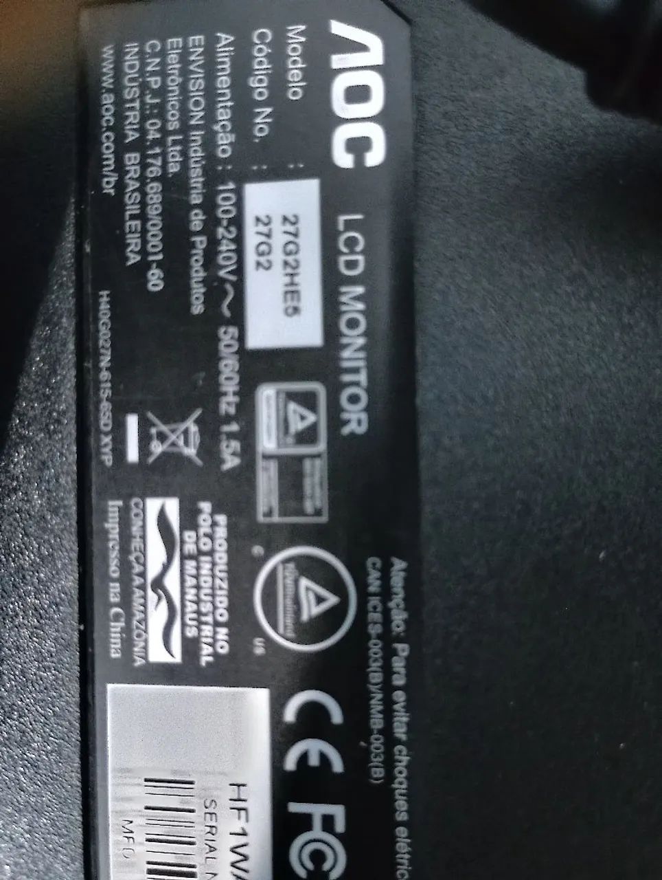 Monitor Gamer AOC Sniper 27 Full HD - Foto 3