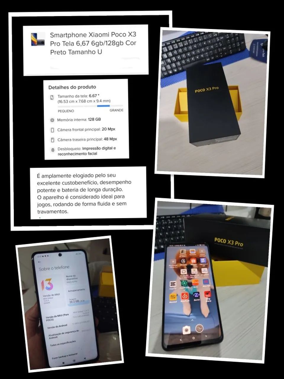 Smartphone Xiaomi Poco x3 Pro  - Foto 3