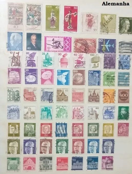Selos Postais Antigos da Alemanha - Clássicos e Raros - Dos anos 30 a 60  