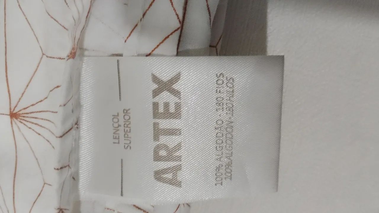 Lençol de solteiro seminovo - Foto 3