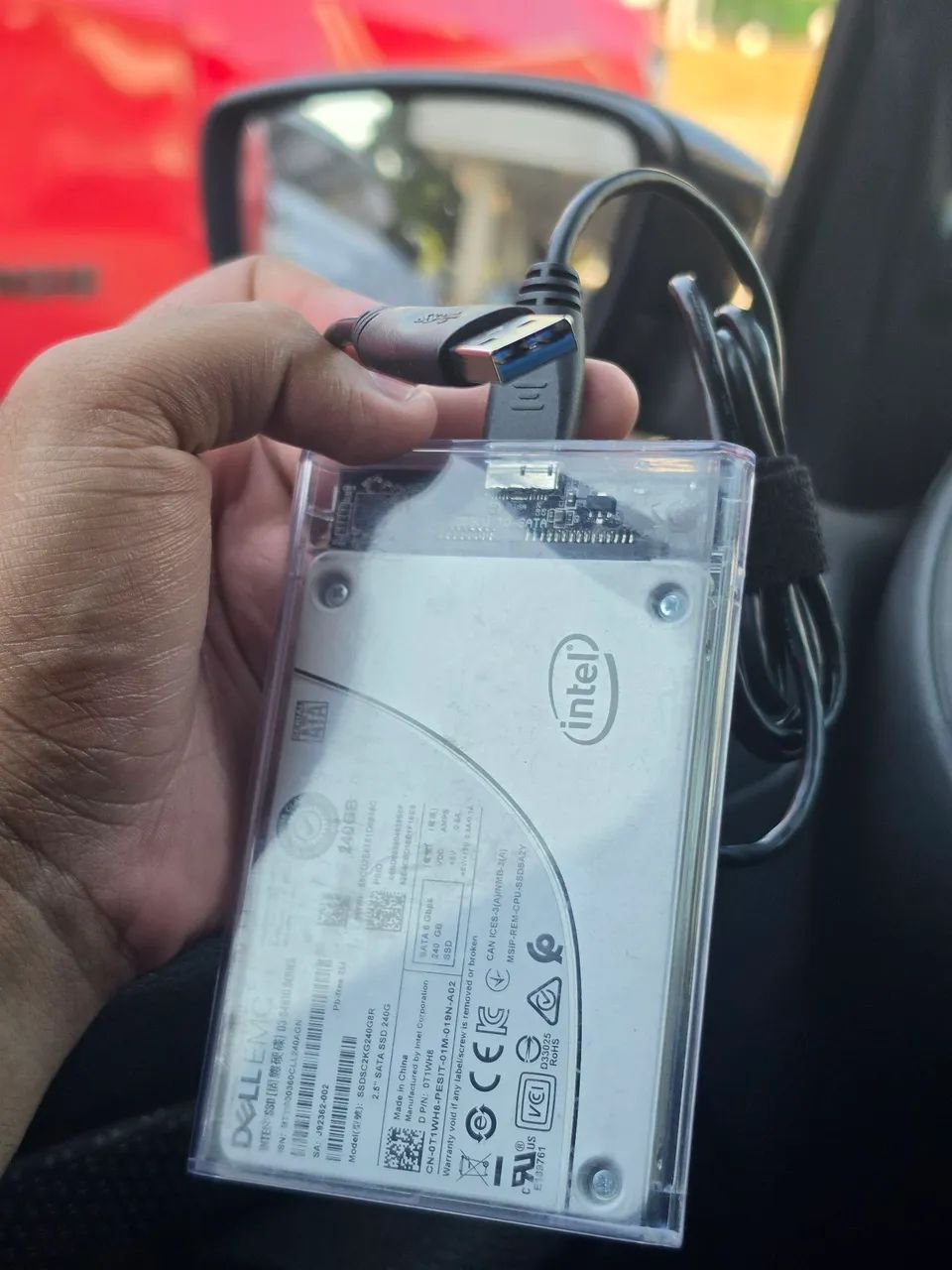 SSD Intel Enterprise D3-S4610 240GB + Case USB 3.0 - Foto 3