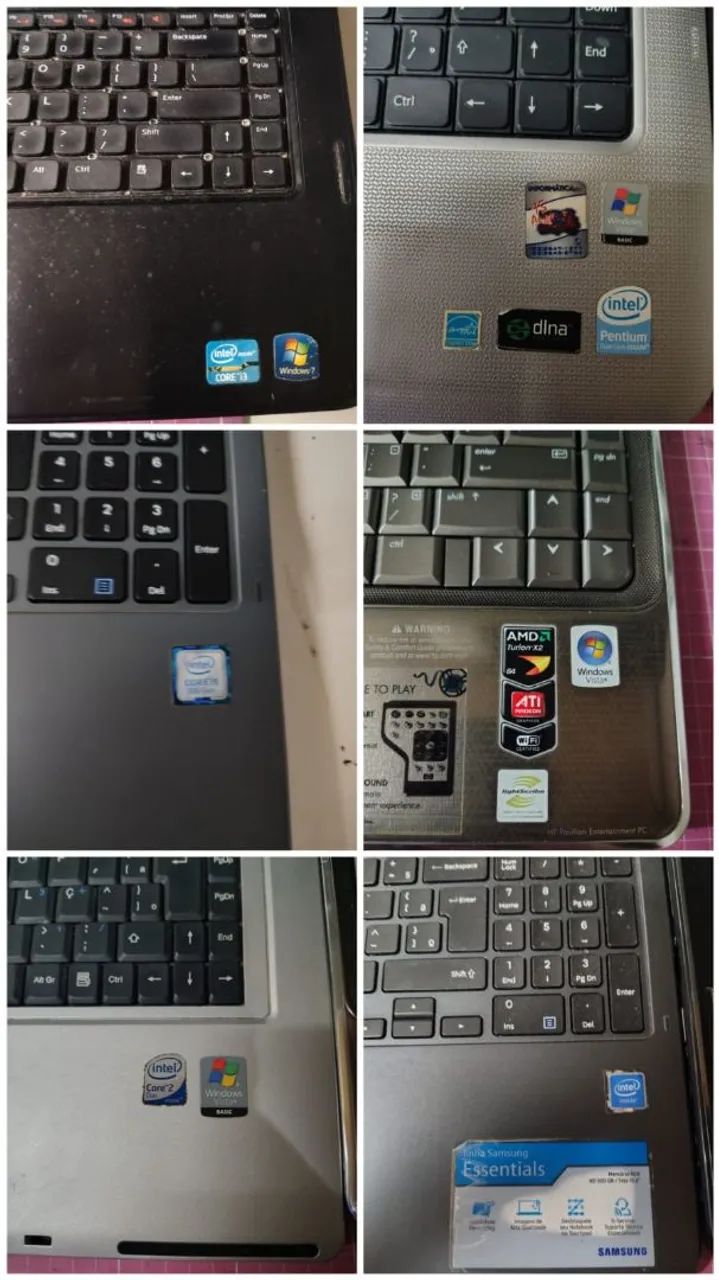 Lote 6 laptops sem teste - Foto 3