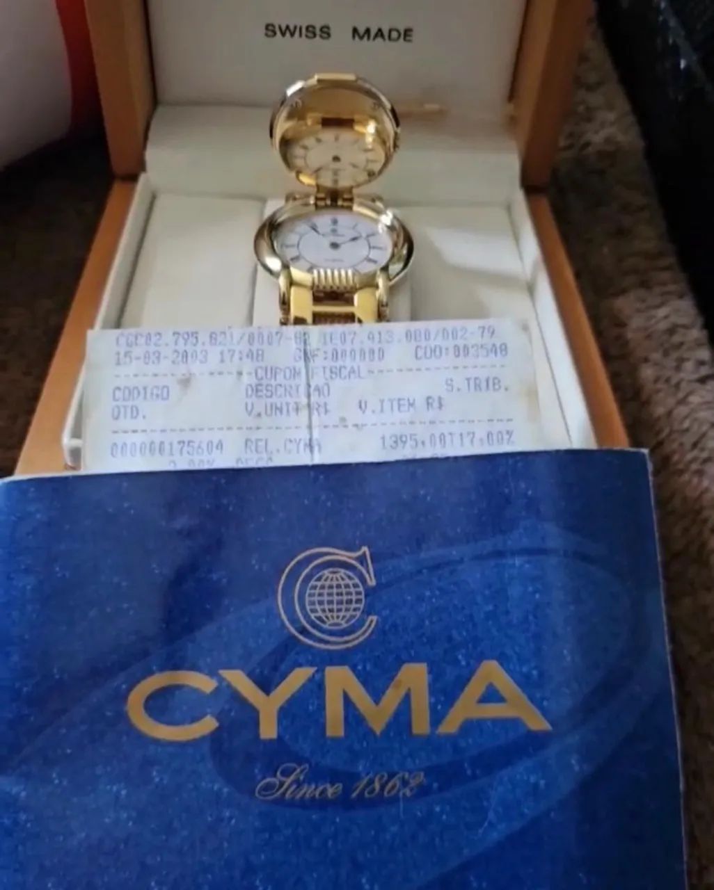 Relógio CYMA 100 por cento original R$8500 - Foto 5