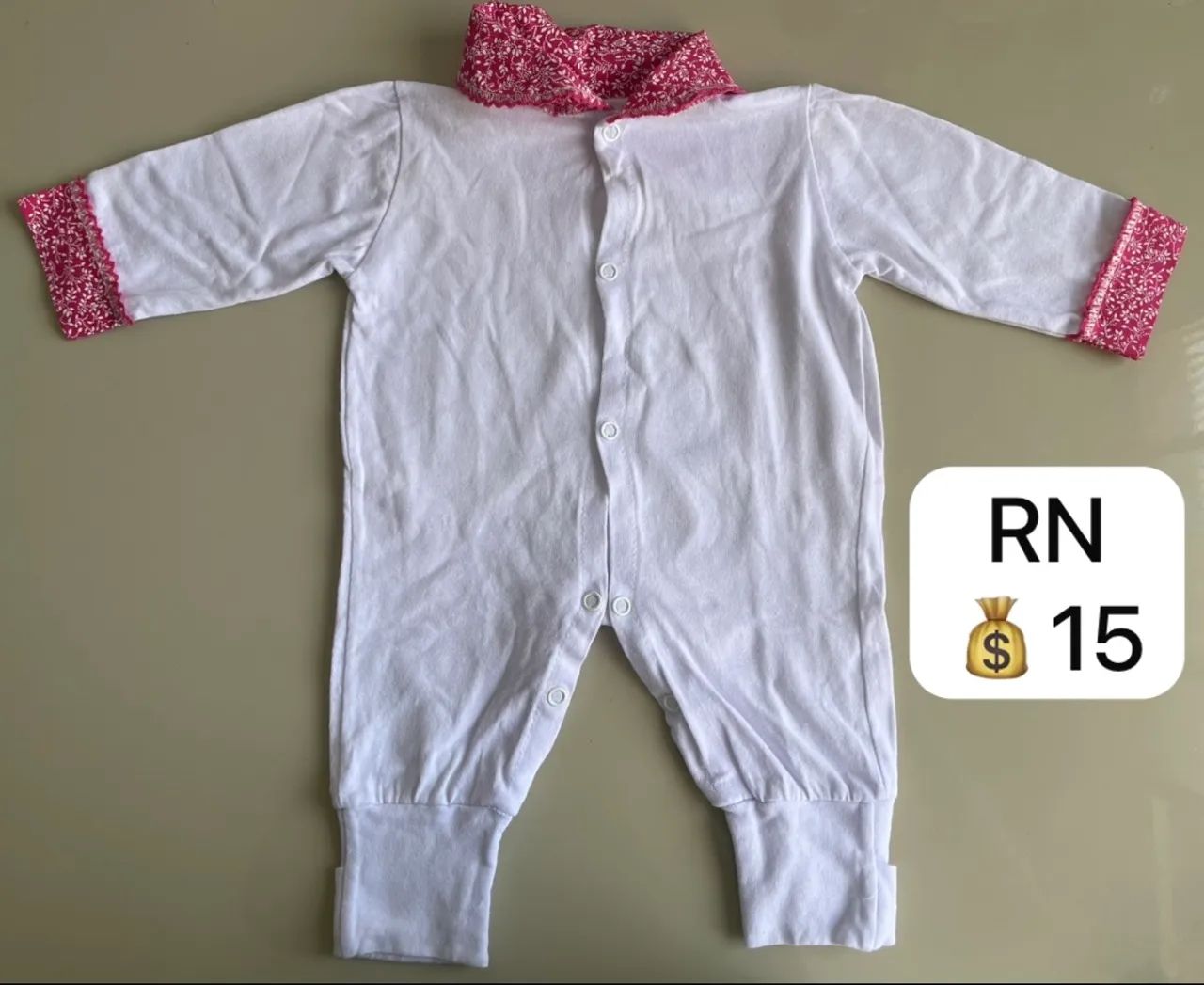 Macacão bebê menina RN