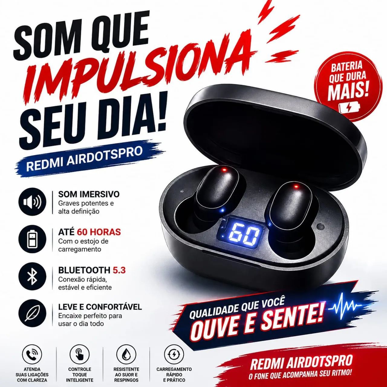 Fone de ouvido  - Foto 5