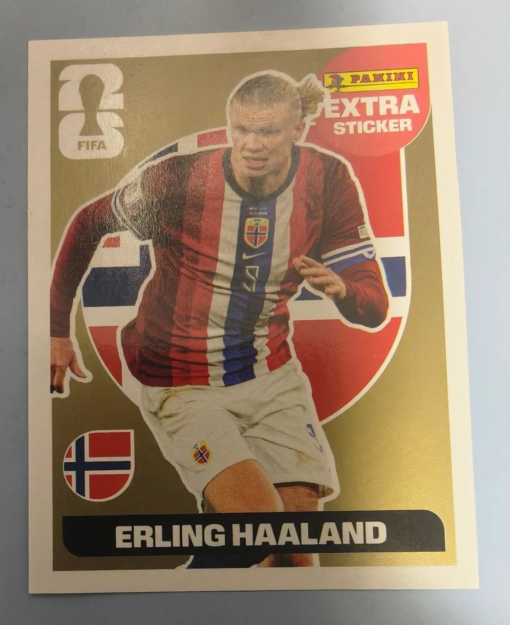 Figurinha copa 2026 ouro Erling Halland  - Foto 2