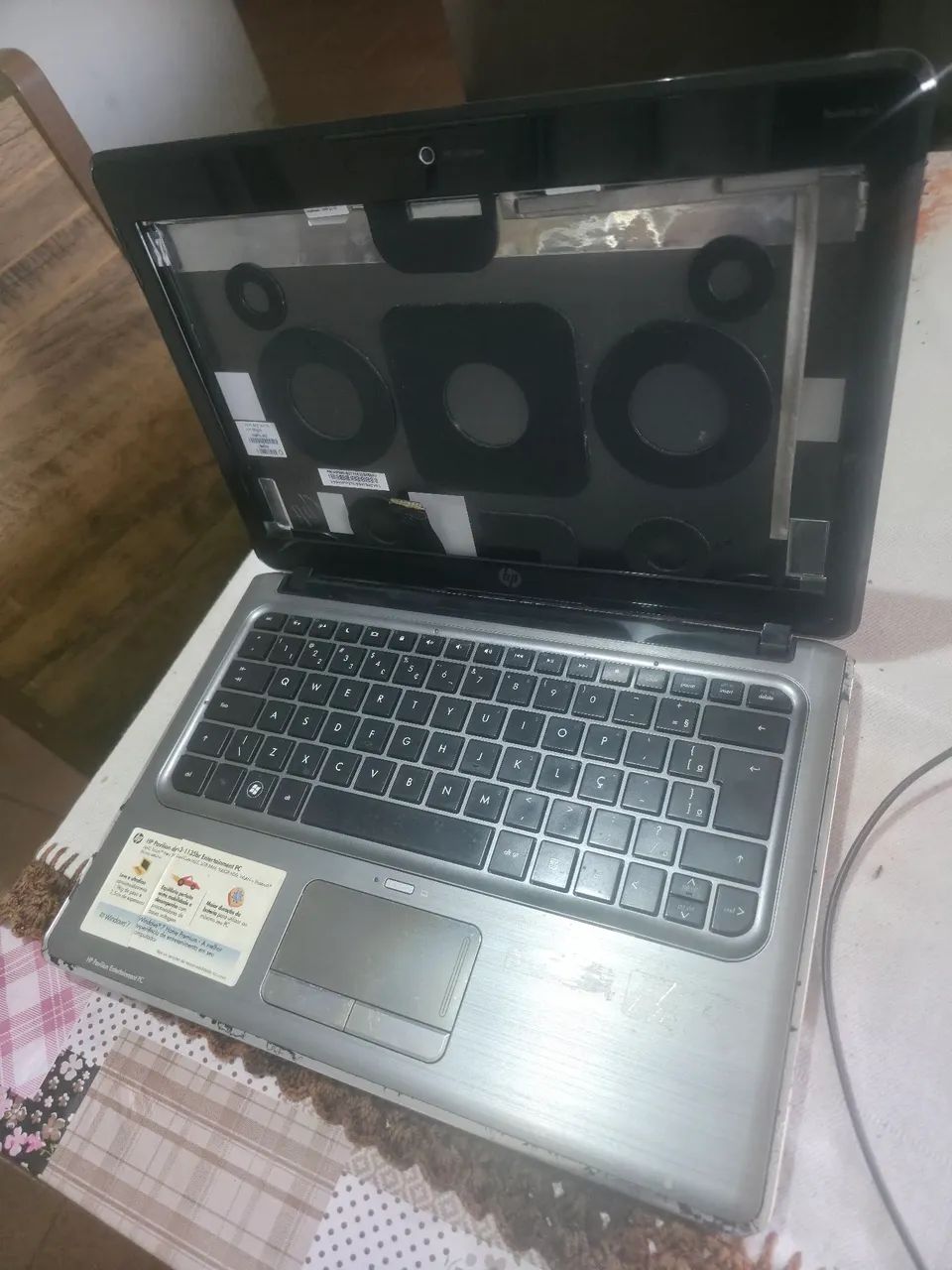 Carcaça notebook hp pavilion dm3 1135br - Foto 2