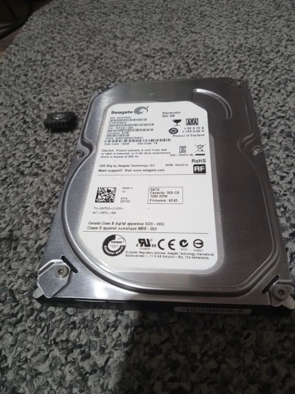 HD Seagate Sata-500 Gigas 3,5"
