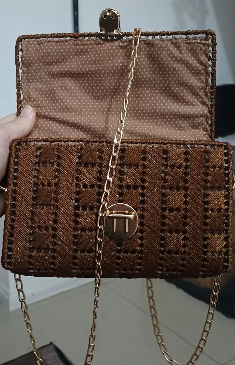 Bolsa em tela  - Foto 4