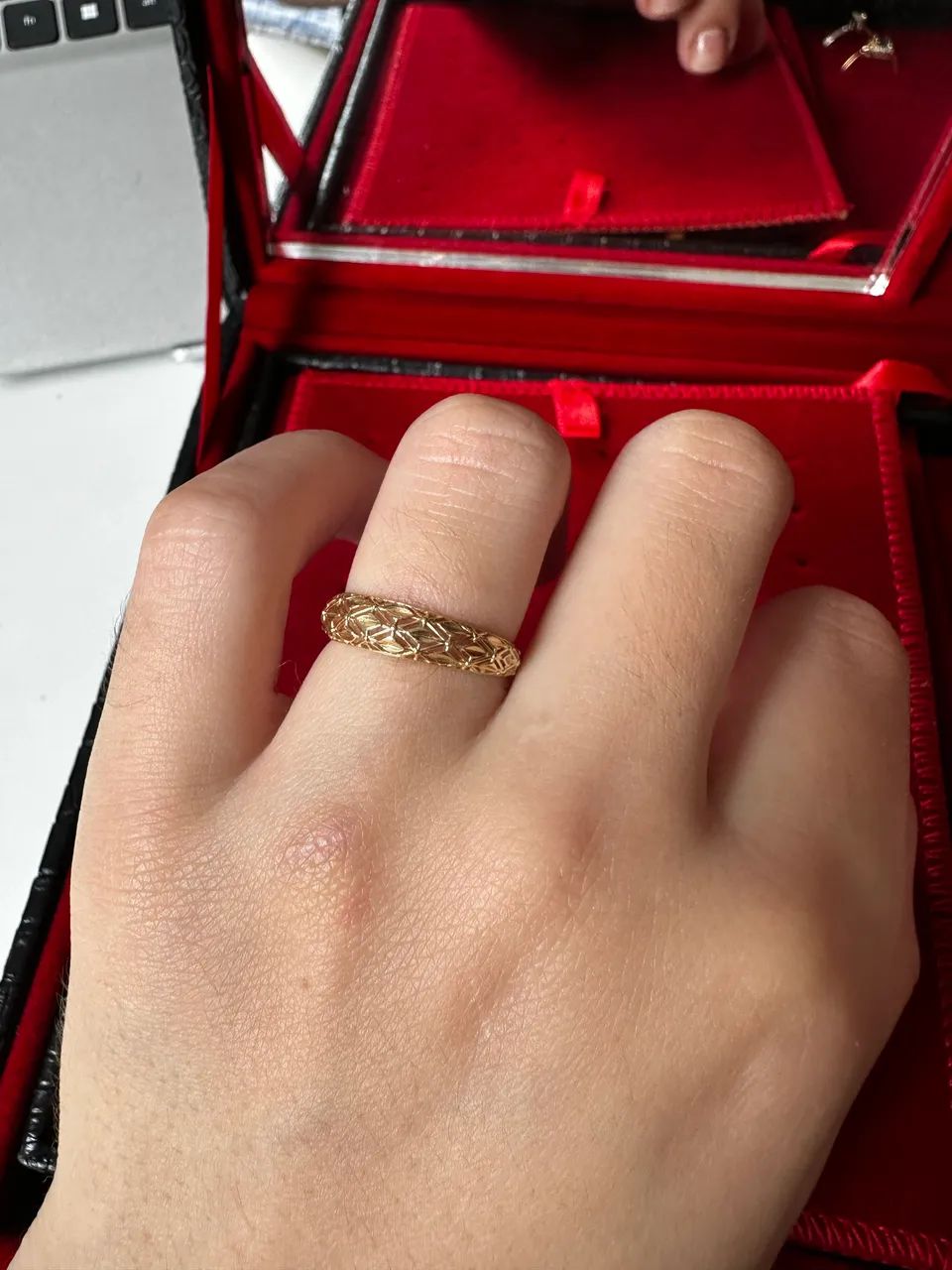 Anel ouro 18k - Foto 4