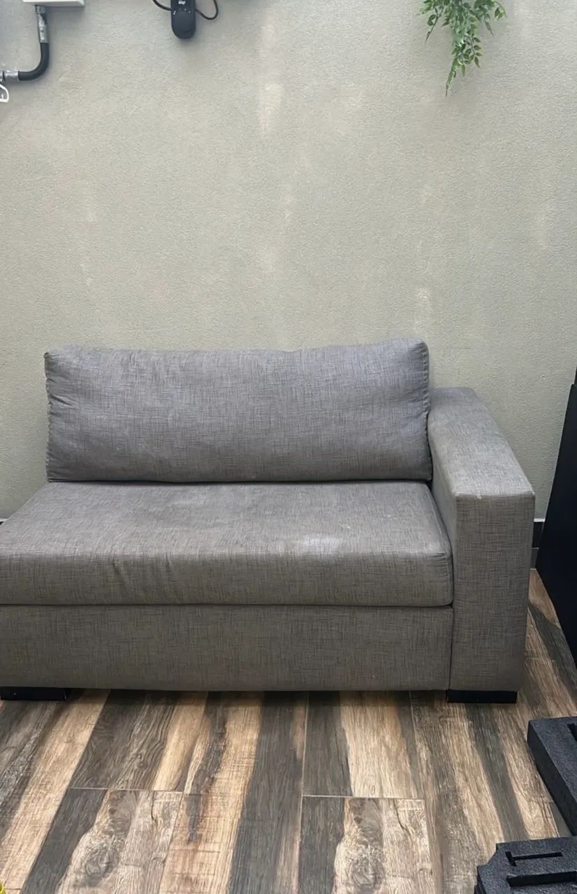 Sofá cinza linho 2,80m modular  - Foto 2