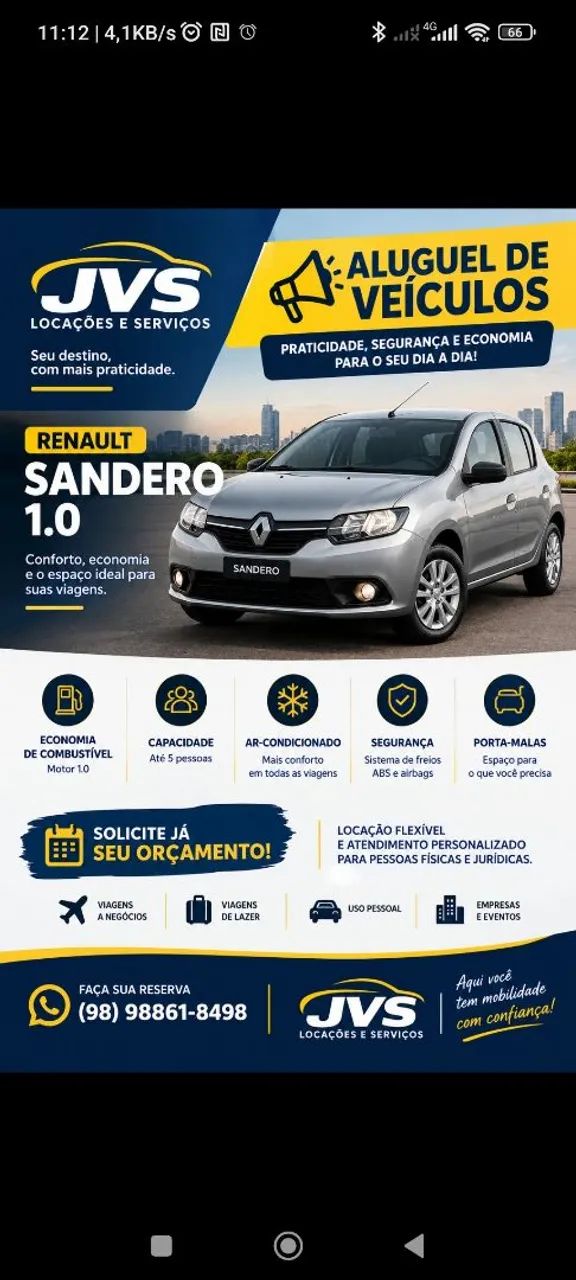 Locação de Veículos 