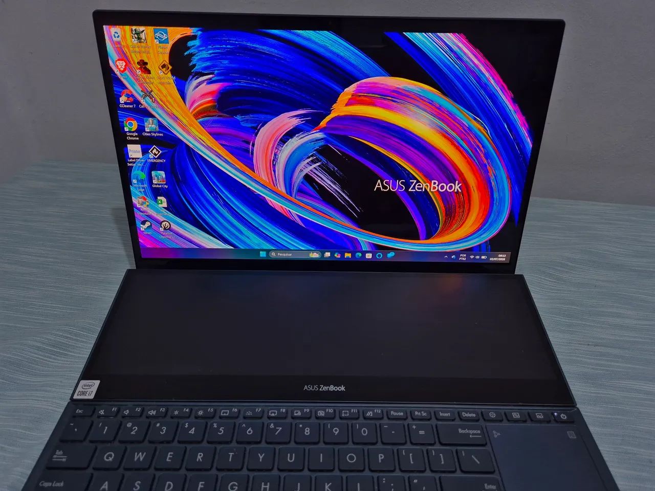 Notebook Asus Pro Duo. Duas telas - Foto 5