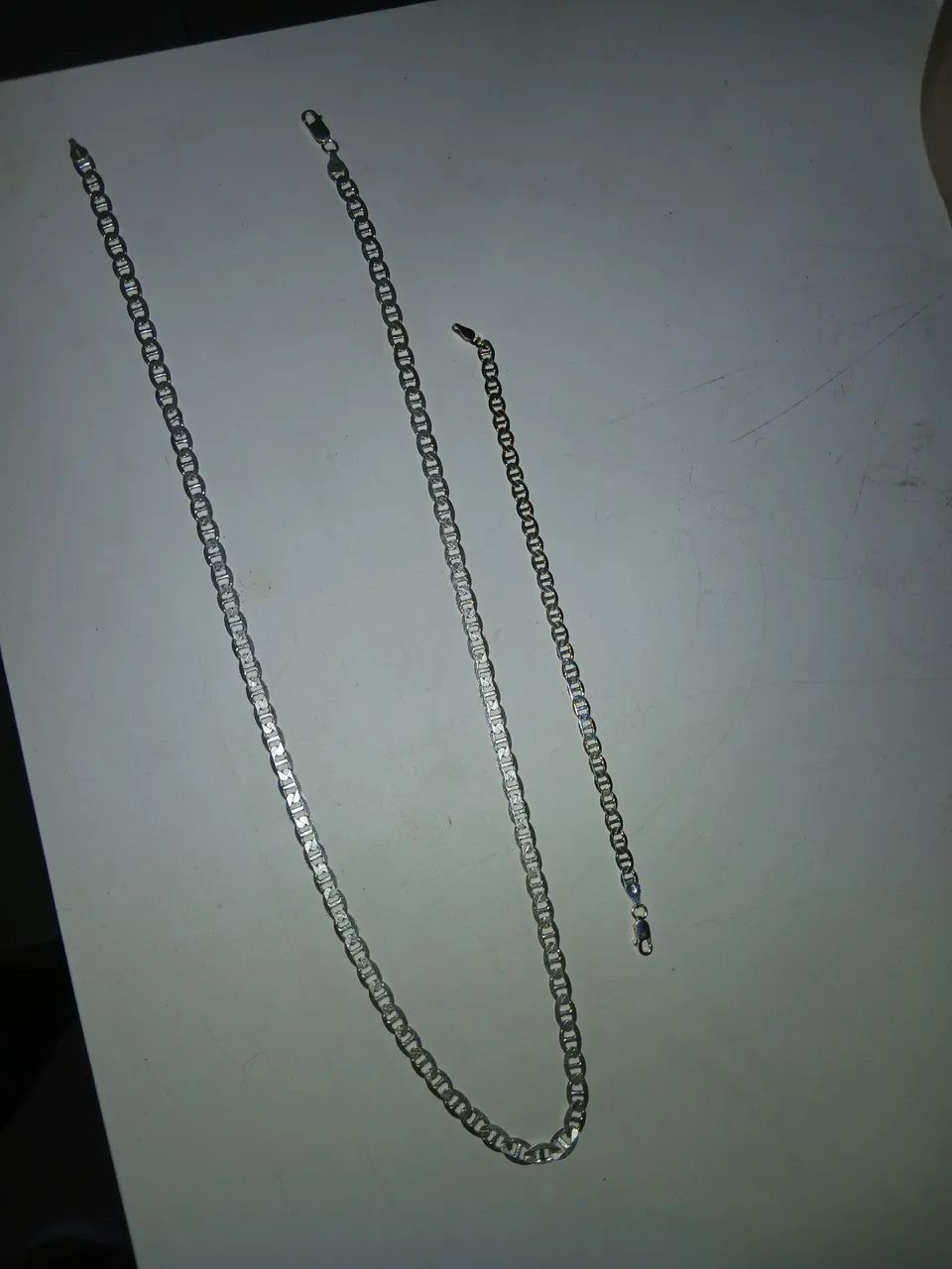 Conjunto de Prata Italiana 965
