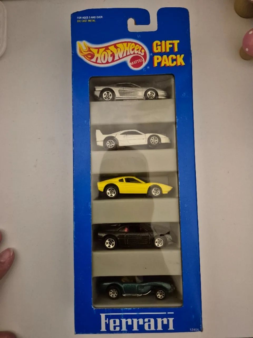 Hot wheels pack de 5 ferraris de 1993