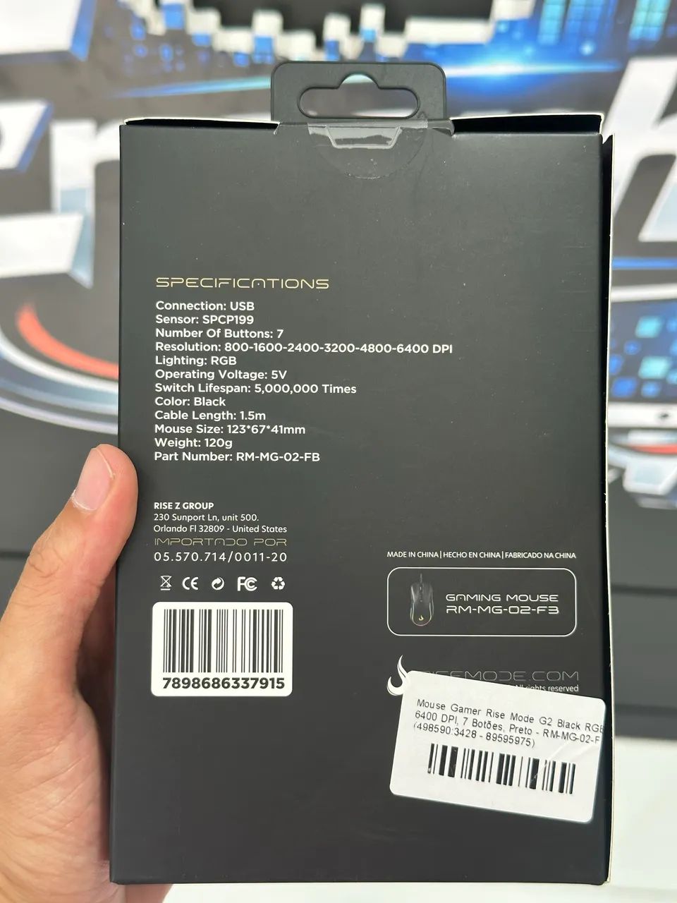 Mouse gamer RiseMode  - Foto 2