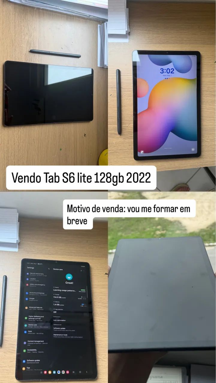 Tablet s6 lite 128gb 2022