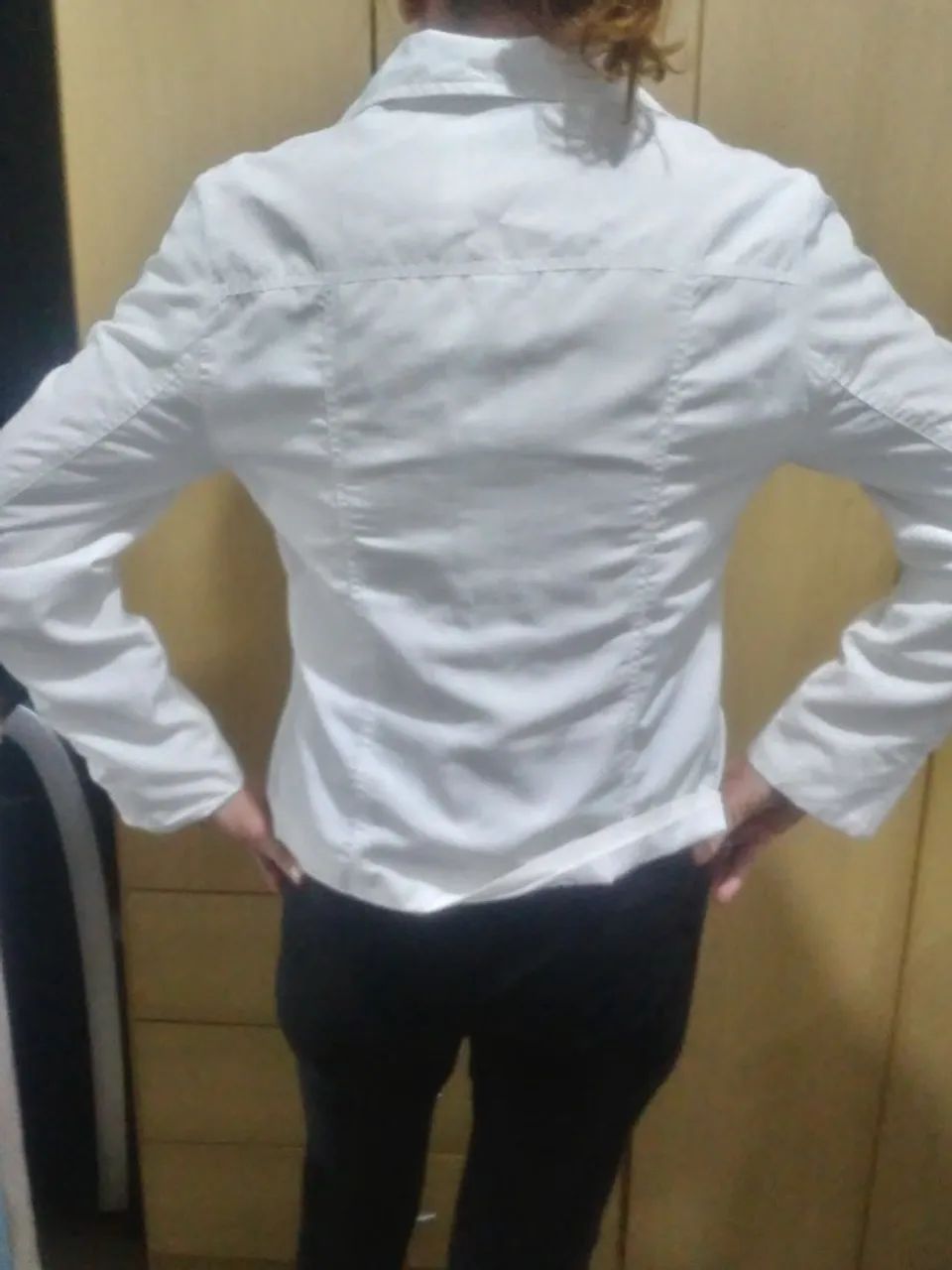  vendo, jaqueta M , branca , semi nova - Foto 4