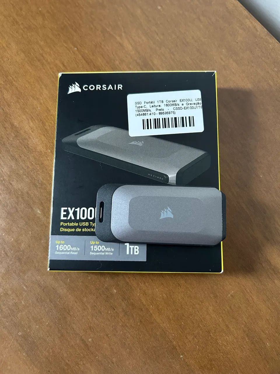 SSD externo Corsair EX100U 1TB  - Foto 3