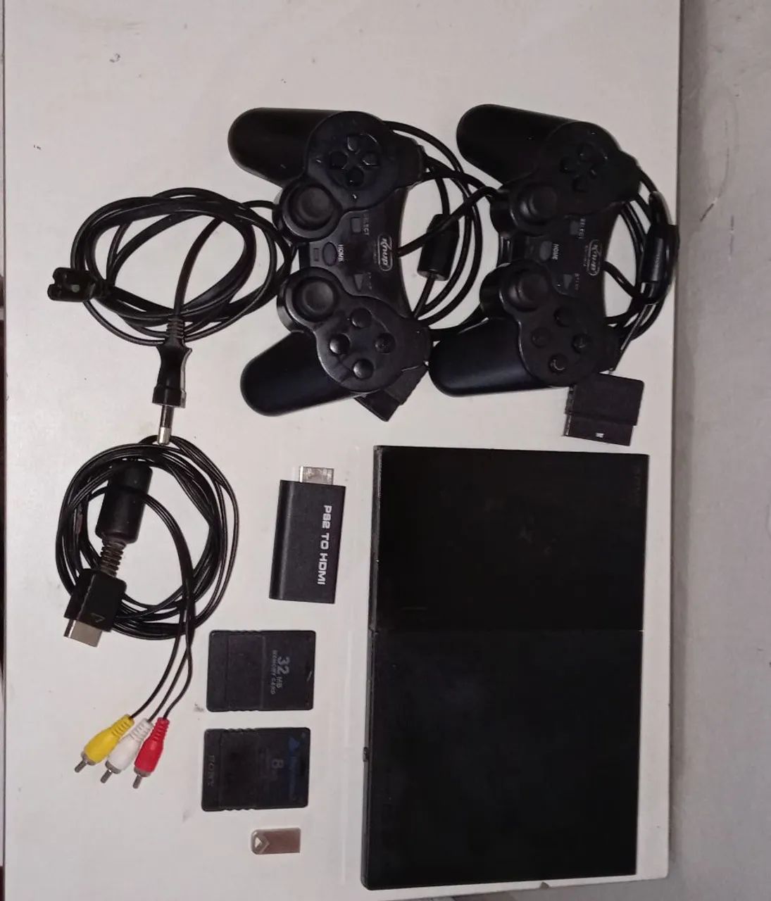 Vendo e troco PS2 Slim SCPH-90006 em Tablet A9+ (Leia a Descrição) 