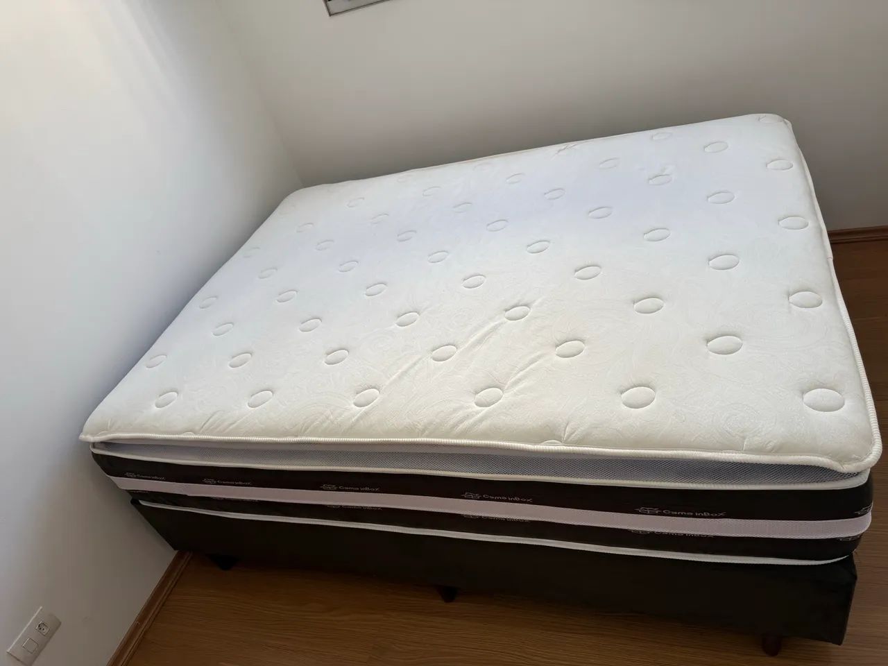 VENDO CAMA BOX COMPLETA NOVA  - Foto 4